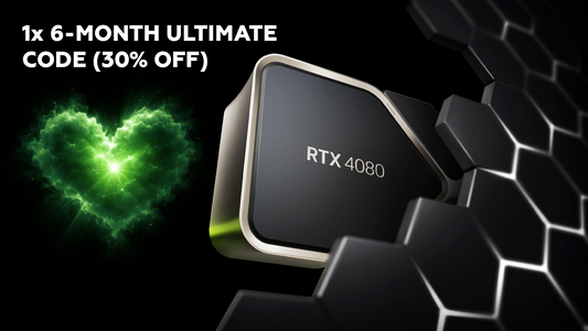 1x 6-month Ultimate code (30% OFF) - GeForce NOW Powered by CloudGG